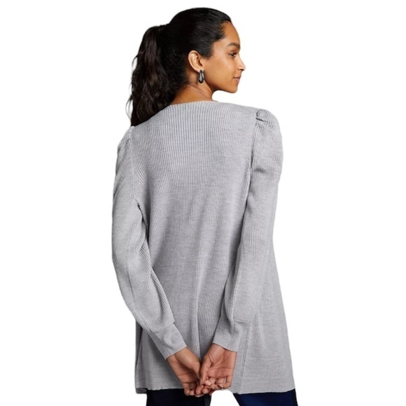 Anthropologie Ruffled Sleeve Cardigan - Picture 3 of 3